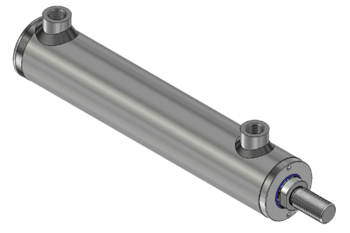 Double acting cylinder model HCT