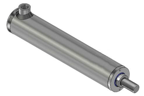 HCT single acting cylinder 3d model